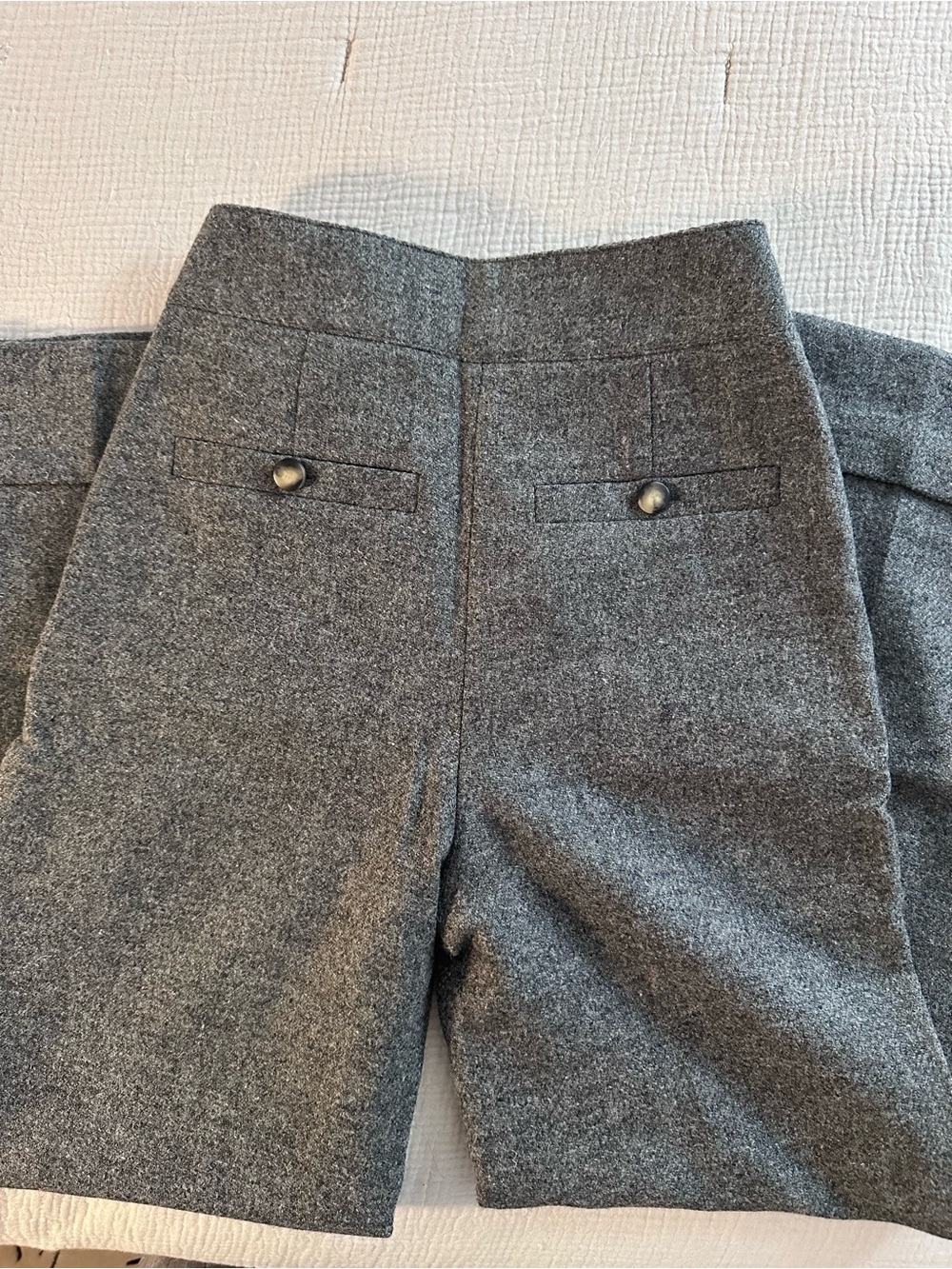 Sezane Damon Trousers Mottled Grey - Size 2 34 - Picture 7 of 9